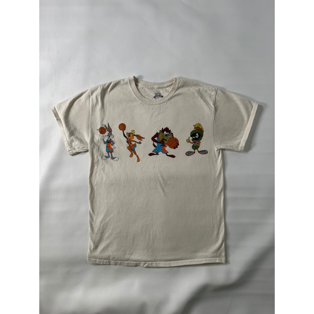 Space Jam A New Legacy Mens Size M Graphic T Shirt Bugs Bunny Marvin Martian